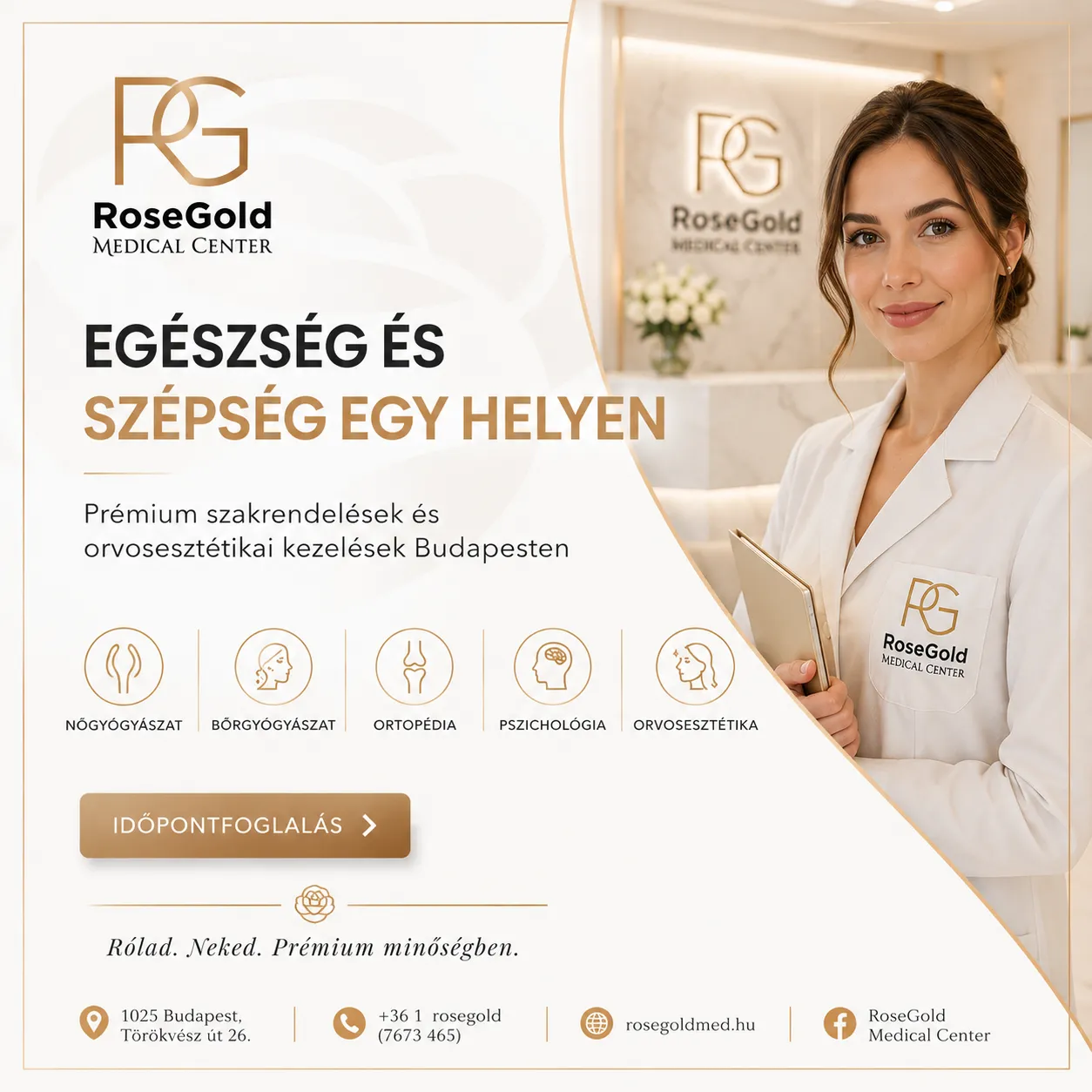✨ RoseGold Medical Center – Ahol a szépség és az egészség kéz a kézben jár