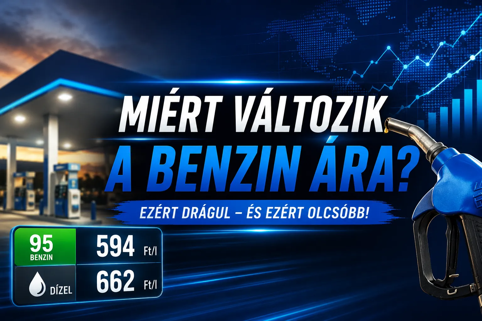 Miért változik a benzin ára Magyarországon? – A háttér, amit minden autósnak érdemes ismernie