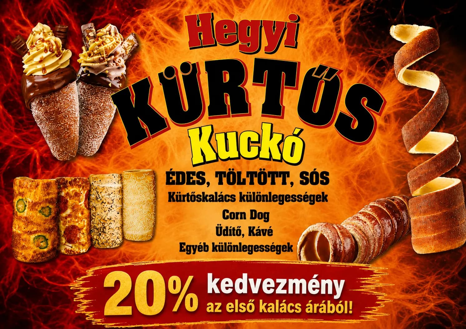 - 10% kedvezmény az első kalácsból
